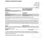 Aia G704 – Fill Online, Printable, Fillable, Blank | Pdffiller With Certificate Of Substantial Completion Template