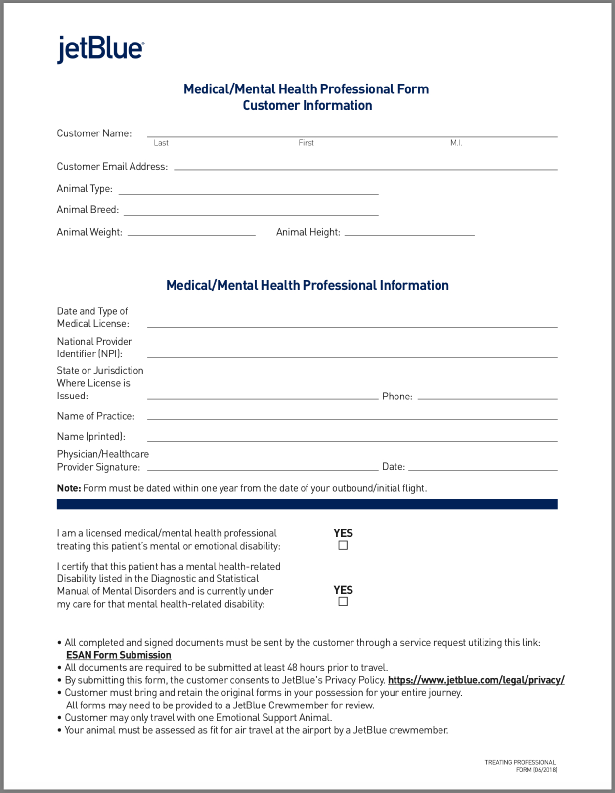 Airline Requirements For Traveling With An Emotional Support In Fit To Fly Certificate Template