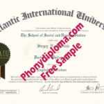 All Fake Diploma Samples In Usa – Phonydiploma Intended For University Graduation Certificate Template