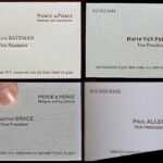 All The Business Cards From American Psycho And There's A inside Paul Allen Business Card Template