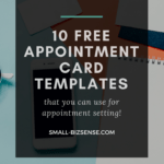 Appointment Card Template: 10 Free Resources For Small in Medical Appointment Card Template Free