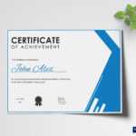 Athletic Achievement Certificate Template Within Athletic Certificate Template
