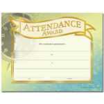 Attendance Award Gold Foil Stamped Certificates – Pack Of 25 Pertaining To Promotion Certificate Template