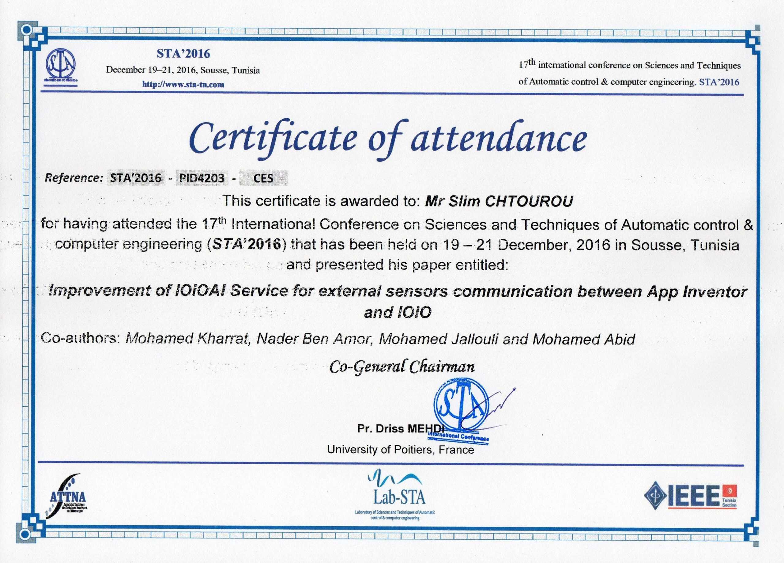 Attendances With Conference Certificate Of Attendance Template