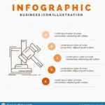 Auction, Gavel, Hammer, Judgement, Law Infographics Template Pertaining To Auction Bid Cards Template