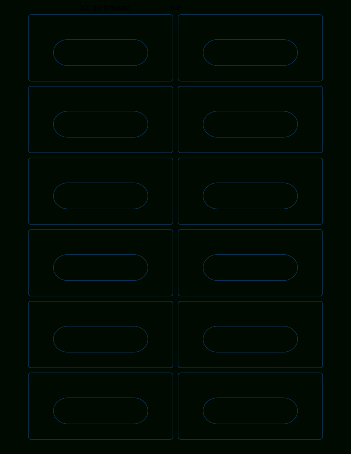 Playing Card Template Illustrator