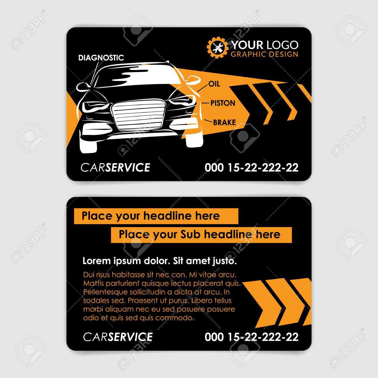 Auto Repair Business Card Template. Create Your Own Business.. Throughout Transport Business Cards Templates Free