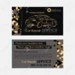 Automotive Service Business Card Template. Car Diagnostics And.. Throughout Automotive Business Card Templates