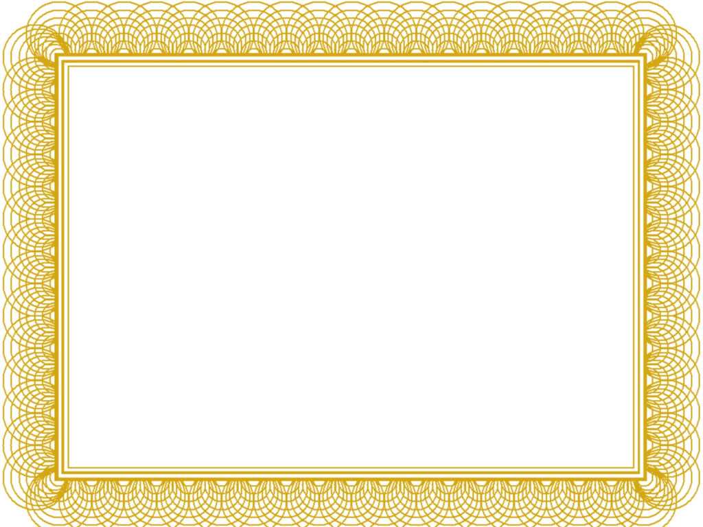 Award Certificate Border Template - Best Business Templates