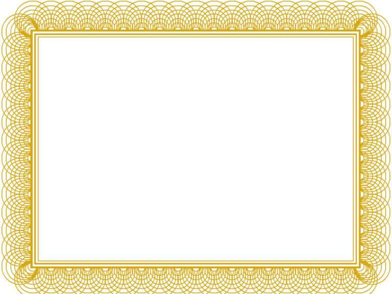 Award Certificate Border Template - Best Business Templates