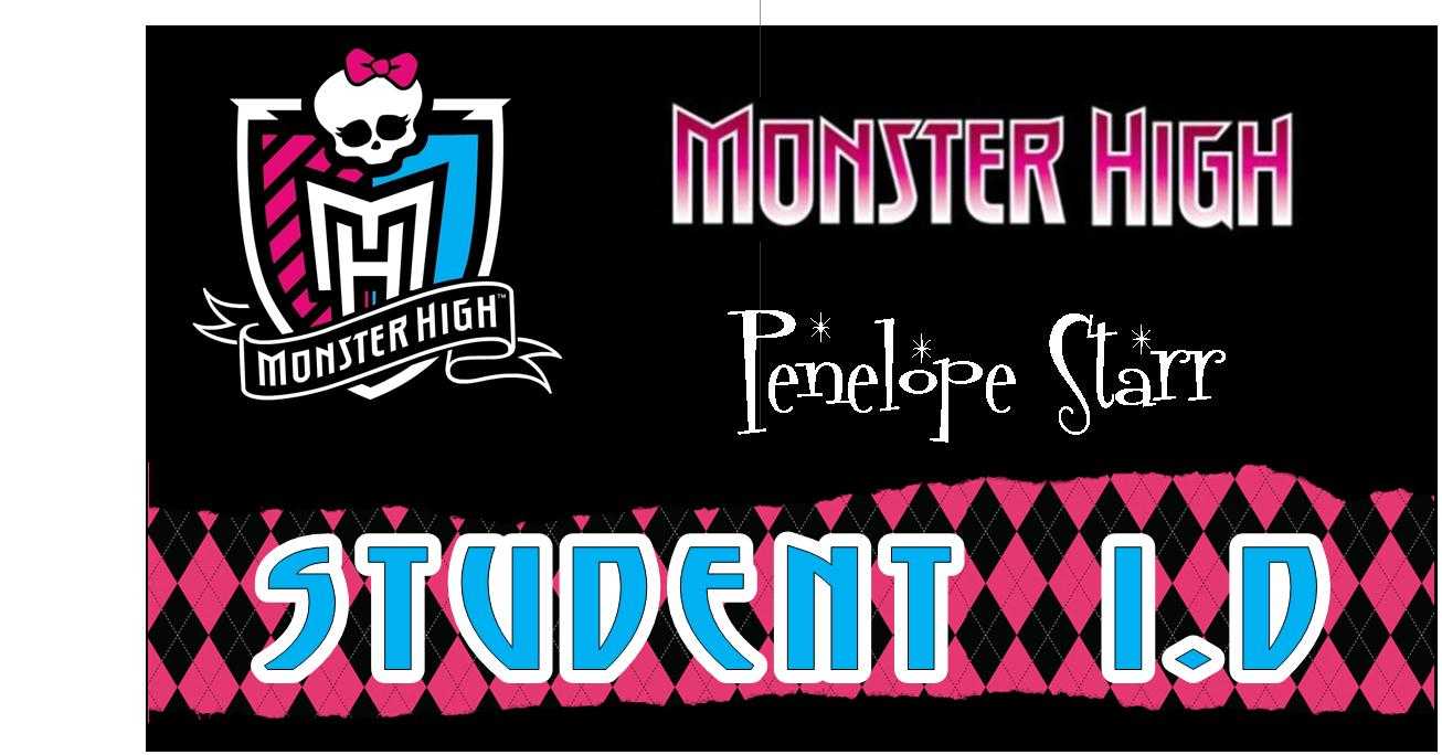 Awesome Monster High Party Games ~ Diy And Printables! Within Monster High Birthday Card Template