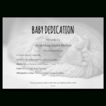 Baby Dedication Certificate Template For Word [Free Printable] Throughout Baby Christening Certificate Template