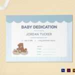 Baby Dedication Certificate Template in Baby Dedication Certificate Template