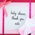 Baby Shower Thank You Notes: What To Write In A Thank You Card Regarding Template For Baby Shower Thank You Cards