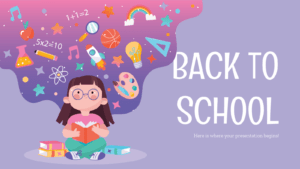 Back To School Social Media Theme For Google Slides And with Back To School Powerpoint Template