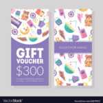 Bagoods Gift Voucher Template Kids Store Regarding Kids Gift Certificate Template