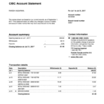 Bank Statement Template – Fill Online, Printable, Fillable Inside Credit Card Statement Template