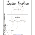 Baptism Certificates Templates – Fill Online, Printable Regarding Baptism Certificate Template Word