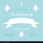 Baptism Invitation Template Pertaining To Free Christening Invitation Cards Templates