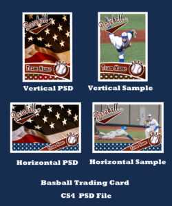Baseball Card Template Psd Cs4Photoshopbevie55 On Deviantart intended for Baseball Card Template Psd