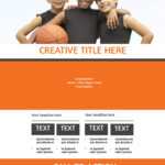 Basketball Camp Flyer Template Within Basketball Camp Brochure Template