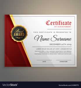 Beautiful Certificate Template Design With Best within Beautiful Certificate Templates