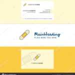 Beautiful Plaster Logo Business Card Vertical Design Vector For Plastering Business Cards Templates