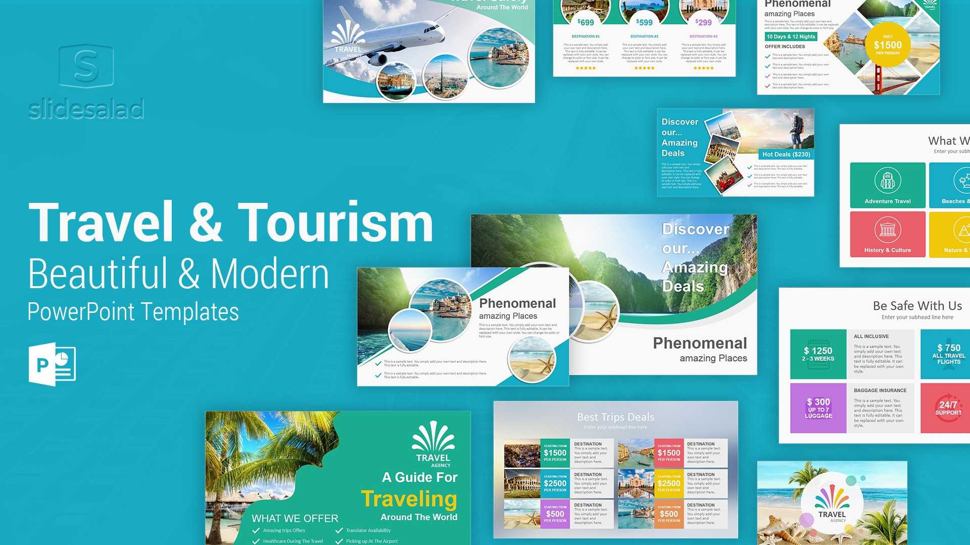 Best Modern Powerpoint Templates For 2020 – Slidesalad Inside Tourism Powerpoint Template