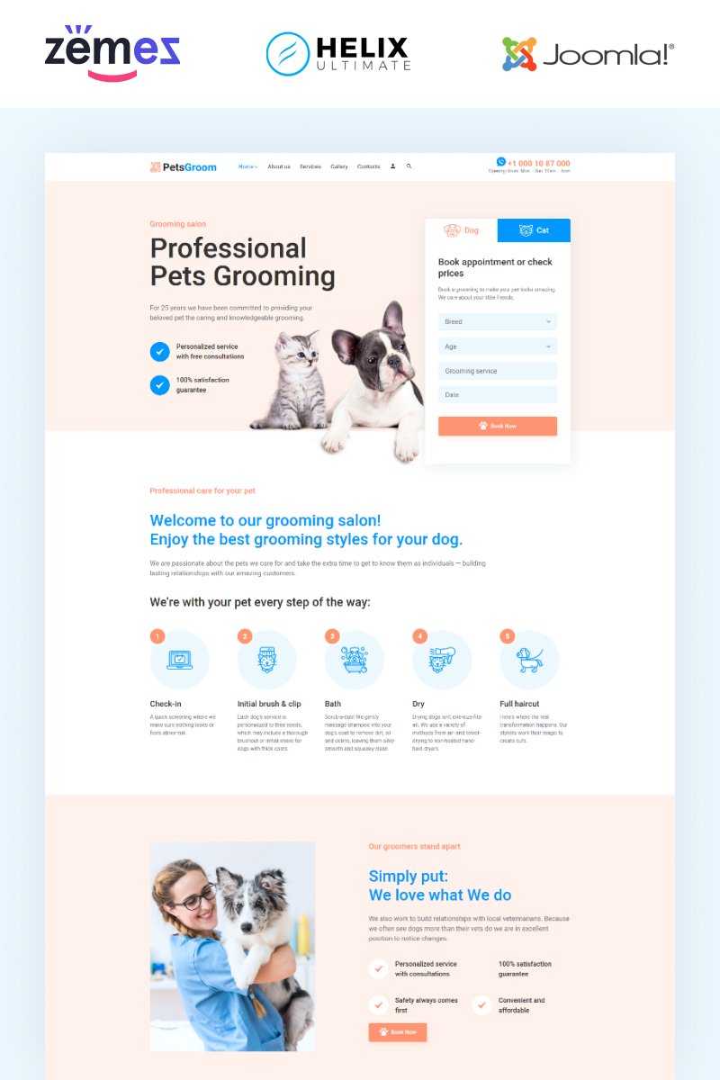 Best Pet Shop Joomla Templates | Templatemonster Inside Service Dog Certificate Template