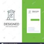 Bin, Recycling, Energy, Recycil Bin Grey Logo Design And Inside Bin Card Template