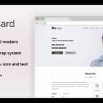 Biocard - Personal Portfolio Psd Template | Themeforest with Bio Card Template