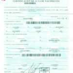 Birth Certificate Honduras Intended For Birth Certificate Translation Template English To Spanish