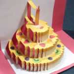 Birthday Cake Pop Up Card (Happy Birthday Kirigami) | Free With Happy Birthday Pop Up Card Free Template