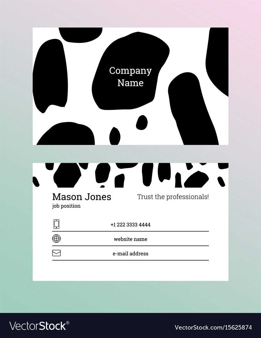 Black And White Business Card Template With Black And White Business Cards Templates Free