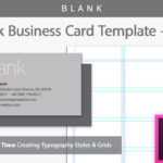 Blank Business Card Indesign Template Pertaining To Birthday Card Template Indesign
