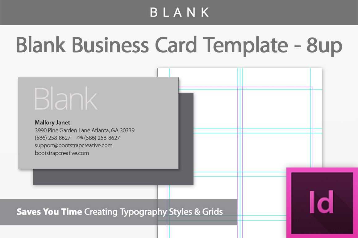 Blank Business Card Indesign Template Throughout Plain Business Card Template