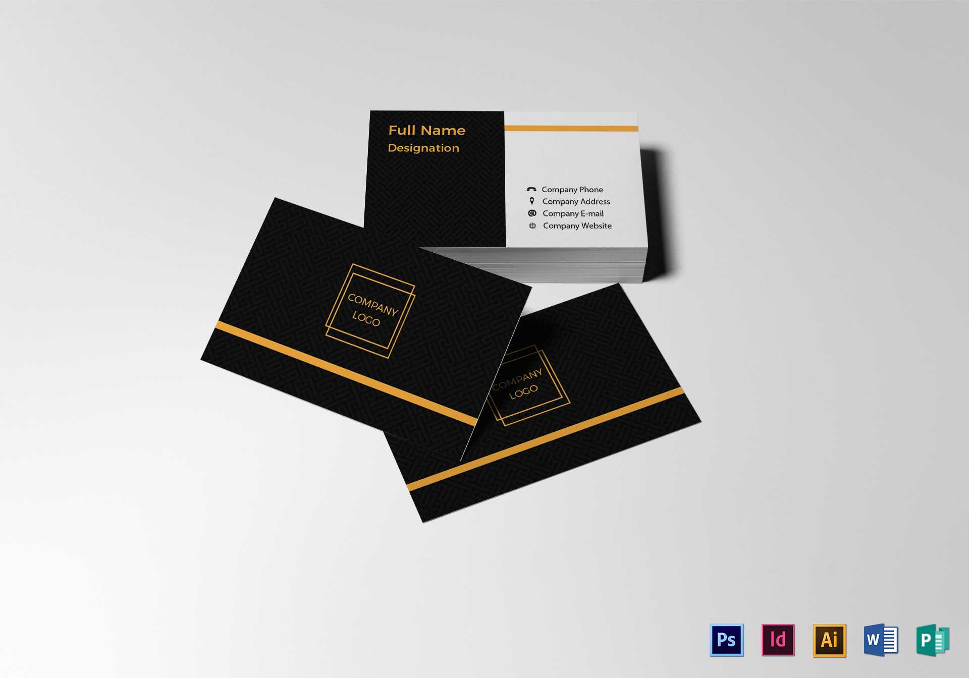 Blank Business Card Template For Plain Business Card Template