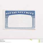 Blank Social Security Card Stock Photo 21843389 – Megapixl For Fake Social Security Card Template Download
