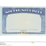 Blank Social Security Card Template Download - Great in Social Security Card Template Download