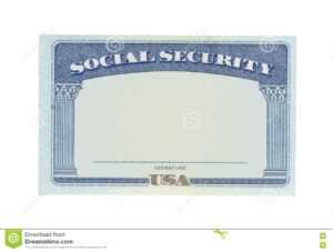 Blank Social Security Card Template Download - Great in Social Security Card Template Download