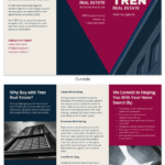 Bold Real Estate Tri Fold Brochure Template Within Training Brochure Template