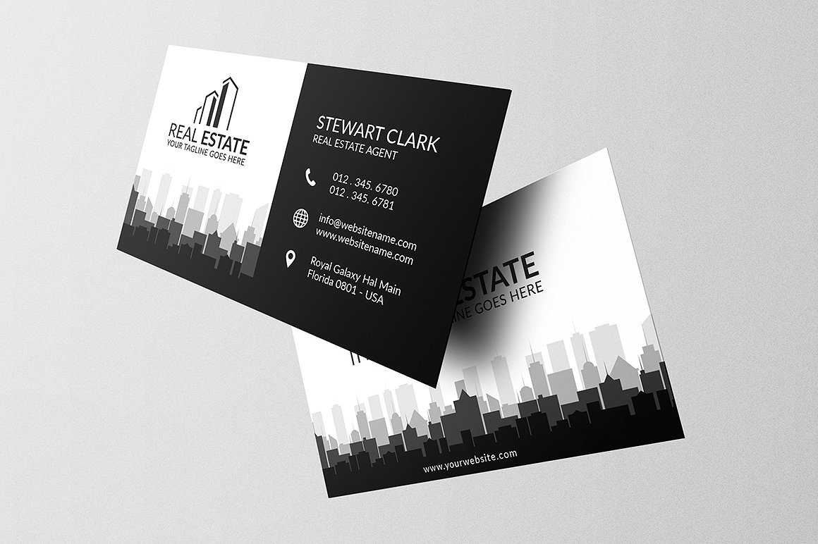 Bold, Serious, Real Estate Business Card Design For A Within Real Estate Business Cards Templates Free