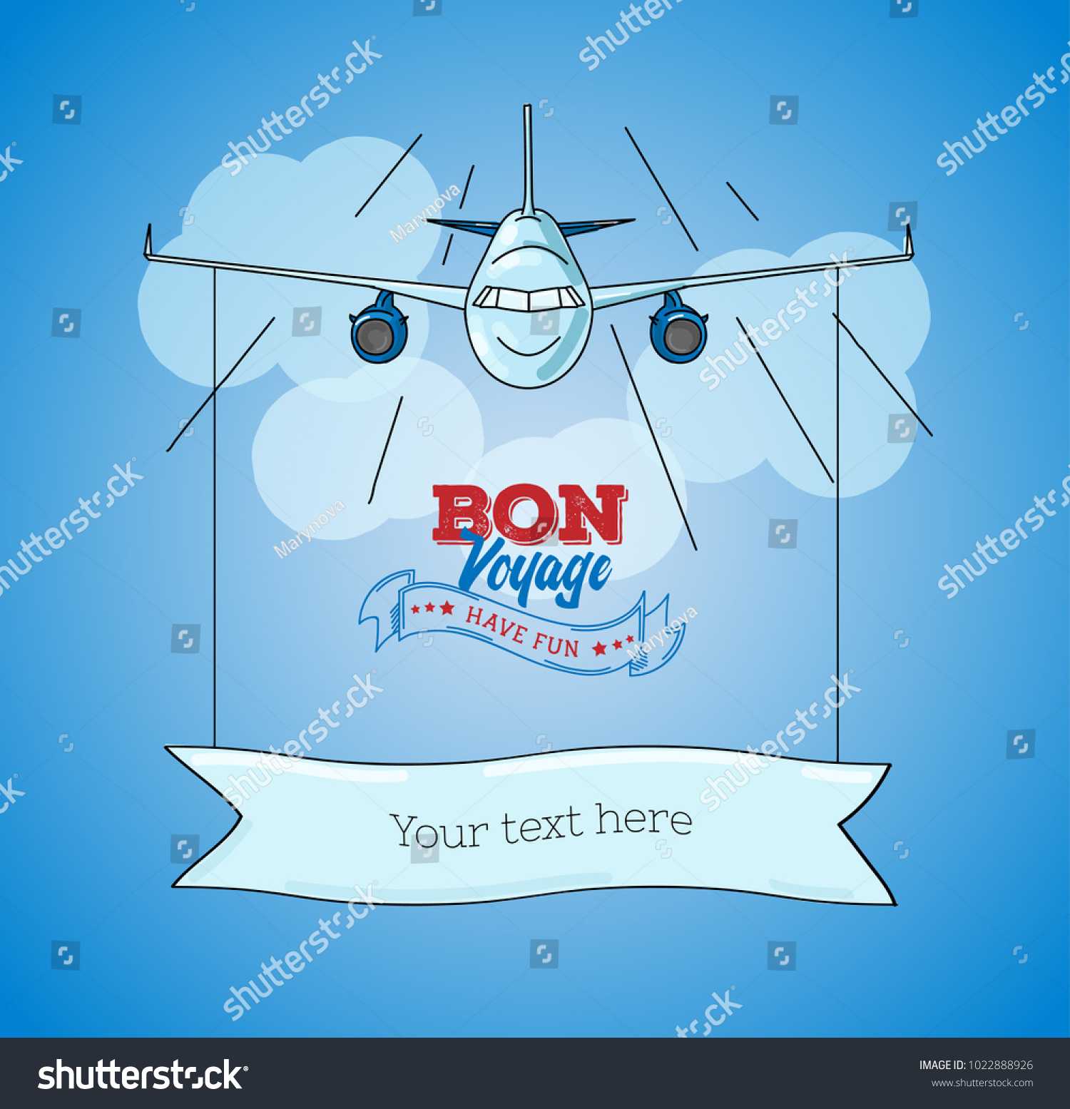 Bon Voyage Card Images, Stock Photos & Vectors | Shutterstock Within Bon Voyage Card Template