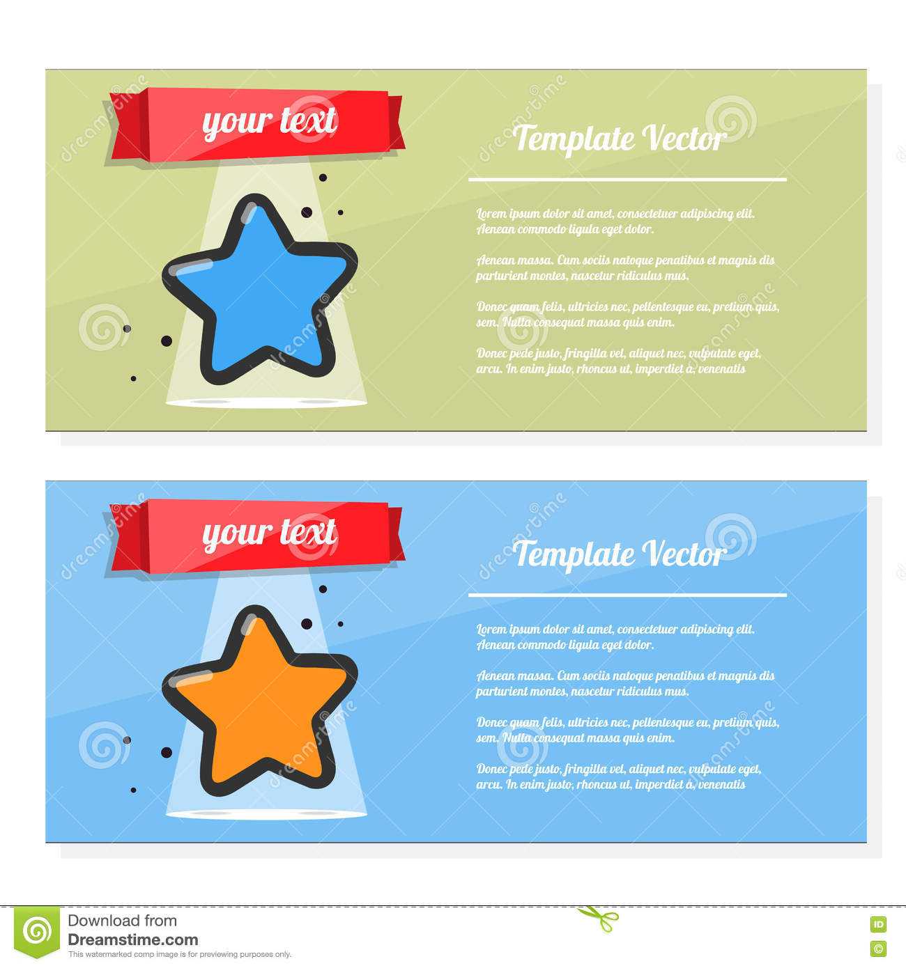 Booklet Vector, Flyer Set With Image Of A Star. Template Regarding Star Award Certificate Template