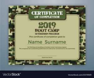 Boot Camp Internship Program Certificate Template within Boot Camp Certificate Template