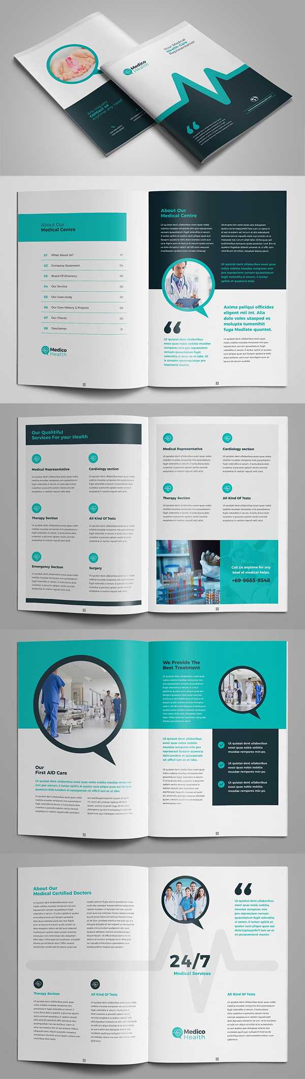 Brochure Catalog Templates 2019 | Design | Graphic Design With Regard To Healthcare Brochure Templates Free Download