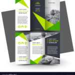 Brochure Design Template Creative Tri Fold Green Within E Brochure Design Templates