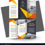 Brochure Design Template Creative Tri Fold With 3 Fold Brochure Template Free Download