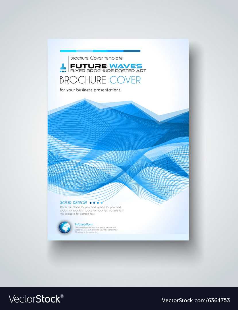 Brochure Template Flyer Design And Depliant Cover Regarding Brochure Template Illustrator Free Download