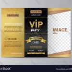 Brochure Template Invitation For Vip Party Intended For Membership Brochure Template